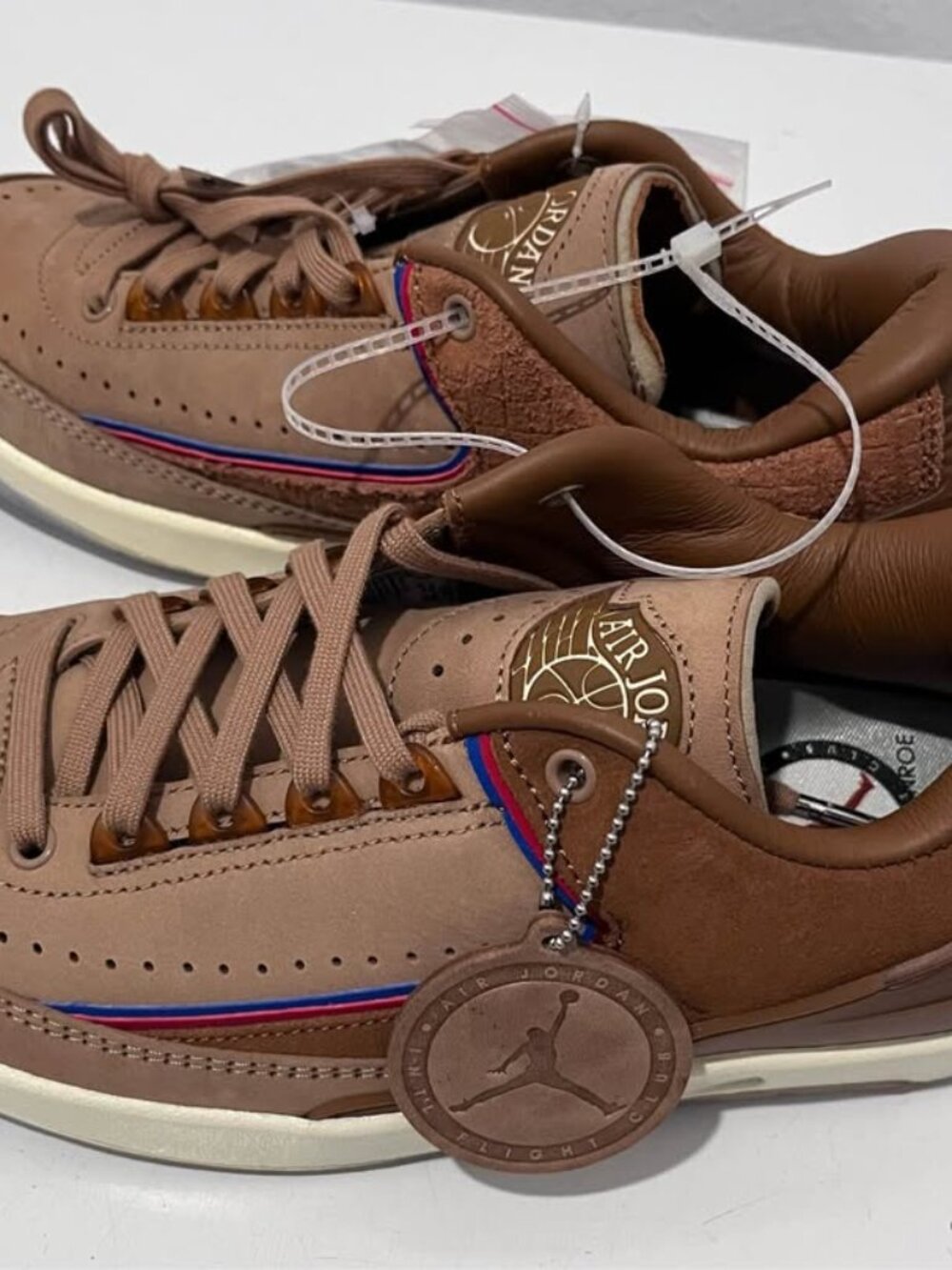 Brand New Air Jordan 2 Retro Low x Two 18 Rocky Tan Size 7.5 Mens DV7129-222